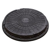 Люк ПП-630 тип С&nbsp;&nbsp;760*630*100 черный(проезжая зона)